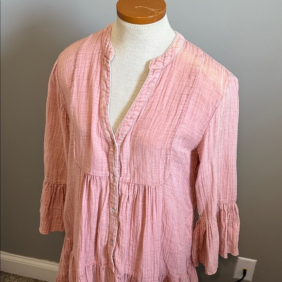 Feherty - Dune Cotton Gauze Kasey Dress - Size Small - Light Pink - Picture 3 of 10